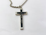 Vintage Italy Cross Pendant Necklace