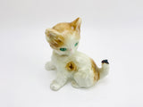 Vintage German Porcelain Cat with Bug on its Tail