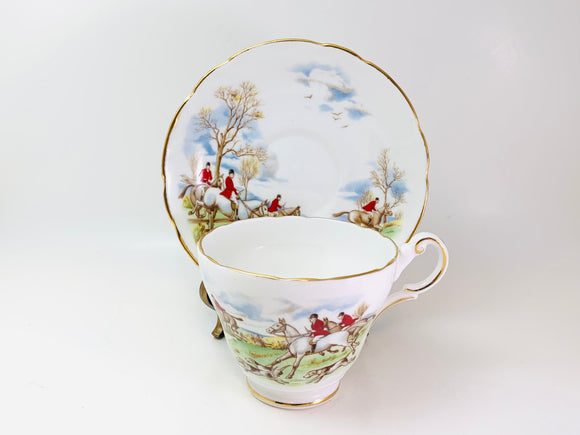 Vintage Grosvenor Bone China Tea Cup and Saucer