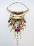 Large Beaded Statement Necklace