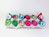 Vintage Small Glass Christmas Ornaments