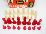 1945 Box of Plastic Chessmen - Complete