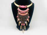 Large Beaded Statement Necklace