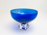 Vintage Aseda Cobalt Glass Dessert Cup