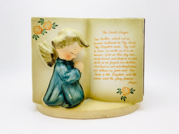 1950’s The Lord’s Prayer Porcelain Book Planter