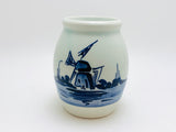 Vintage Delfts Blue Windmill Small Vase