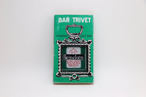 SOLD! 1960’s Heineken Cast Iron Bar Trivet