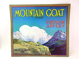 Vintage American Apple Crate Label Mountain Goat Brand