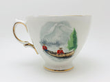 Vintage Royal Vale English Bone China RCMP Tea Cup and Saucer