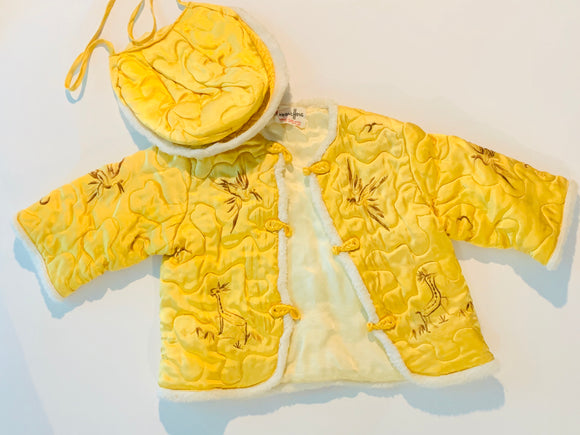 SOLD! Vintage Chinese Traditional Baby Jacket and Hat