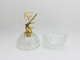 SOLD! 1970’s Crystal Cut Glass Apple and Pear Trinket Dishes