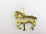 Vintage Carousel Horse Brooch