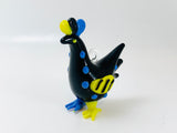 Vintage Miniature Glass Rooster