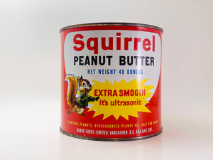 Vintage Squirrel Peanut Butter Tin