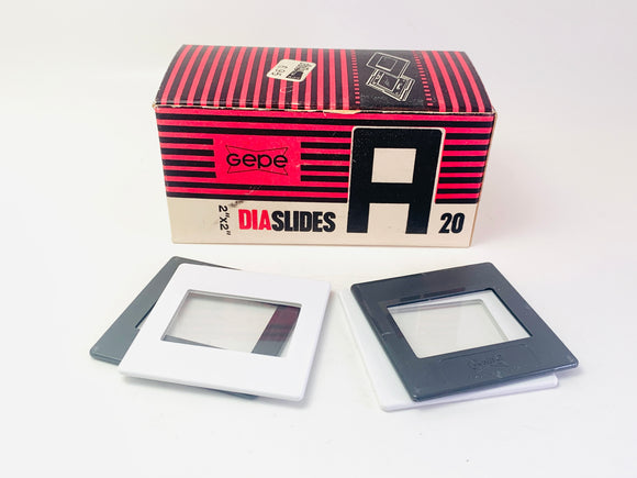 Vintage Gepe DiaSlides Slide Mounts with Glass