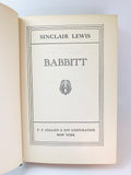 1922 Babbitt by Sinclair Lewis