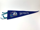 Vintage Brandon Manitoba Canada Pennant