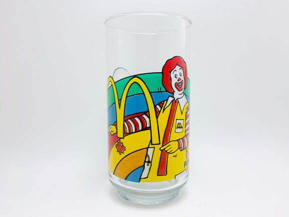 1980’s Ronald McDonald McDonalds Coca Cola Glass