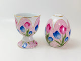 Vintage Egg Cup and Salt Shaker by Ganz