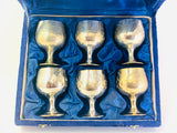 Vintage EPNS Silver Plated Miniature Goblets / Shot Glass
