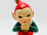 Vintage Enchanted Forest Porcelain Pixie Elf