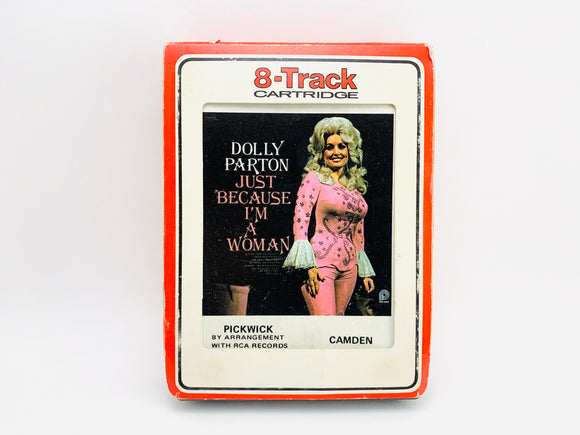Dolly Parton Just Because I’m A Woman 8 Track Stereo Tape
