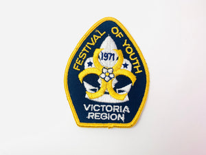 1971 Festival of Youth Victoria Region Patch, Canadian Girl Guides