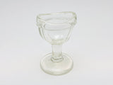 Antique John Maris Co. Clear Glass Eye Wash Cup