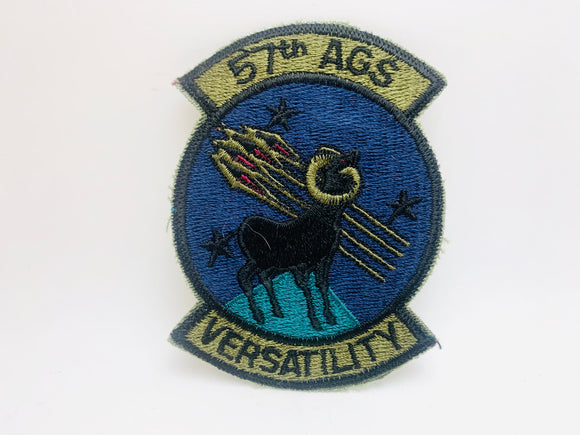 Vintage Air Force Squadron Patch 57th AGS Versatility