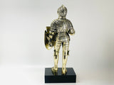 Vintage Plastic Armoured Knight Statue