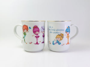 Vintage Herself the Elf Porcelain Mugs - 1984 American Greetings