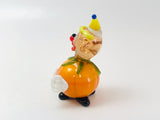 Vintage Miniature Murano Glass Pumpkin Clown