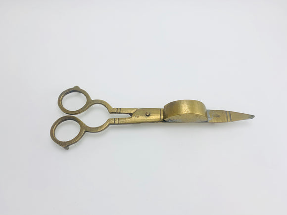 1960’s Brass Candle Snuffer And Wick Trimmer