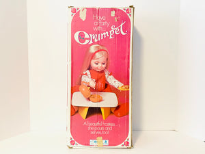 1971 Crumpet Tea Party Doll by Kenner-General Mills -Not Working in Original Box