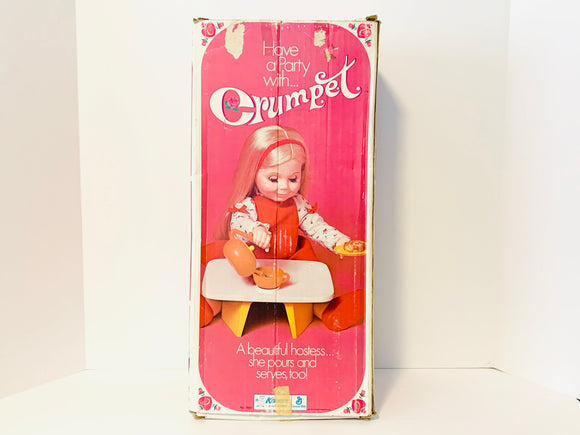 1971 Crumpet Tea Party Doll by Kenner-General Mills -Not Working in Original Box