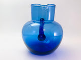 Vintage Cobalt Glass Pitcher