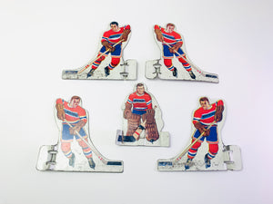 Vintage Montreal Metal Table Top Hockey Players