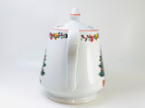 Vintage Fine China Christmas Teapot