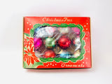Vintage Small Glass Ball Christmas Tree Ornaments