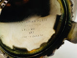 Antique Victorian Plate EP Copper Creamer, Made in Canada