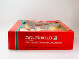 Vintage Doubl Glo Glass Christmas Ornaments