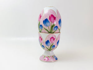 Vintage Egg Cup and Salt Shaker by Ganz