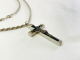 Vintage Italy Cross Pendant Necklace