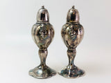 Antique Oxford Silver Plated Lead Salt and Pepper Shakers