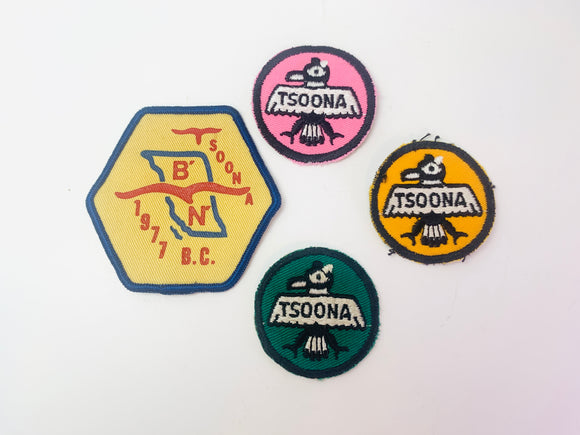 Vintage Girl Guides Tsoona Patches