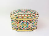 Vintage Mosaic Toffee Tin