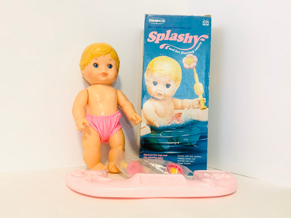 1980 Remco Splashy Doll With Box and Accessories