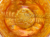 1908-1920 Fenton Panther Marigold Carnival Glass Berry Bowl