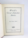 1928 World’s Great Detective Stories