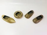 Vintage Brass Miniature Shoe Ashtrays and More